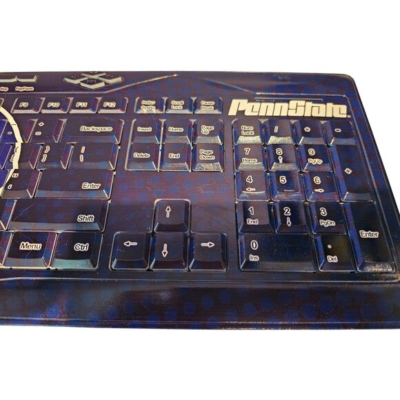 Penn State Wireless Keyboard Keyscaper 510w Custom Printed Full Size QWERTY - Picture 6 of 11